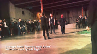 Tybalt vs Mercutio from Seattle Immersive Theatres RJ  Fight Choreography by Ryan Higgins [upl. by Naashom]