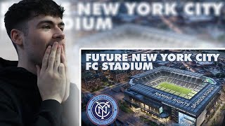 BRITS React to Future New York City FC Stadium [upl. by Ahab185]