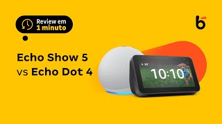 Echo Show 5 vs Echo Dot 4  Comparativo [upl. by Eiramasil155]