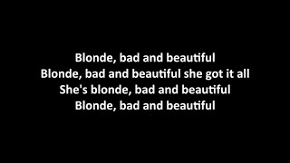 Airbourne  Blonde Bad And Beautiful with lyrics [upl. by Checani]