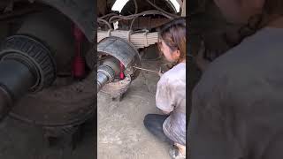 Brake pad repair and installation process [upl. by Akkim]