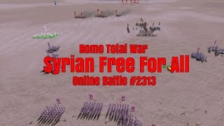 Rome Total War online battle 2313 quotSyrian Powderkeg FFAquot [upl. by Anaihr]