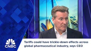 Tariffs could have trickledown effects across global pharmaceutical industry says CEO [upl. by Heeley]