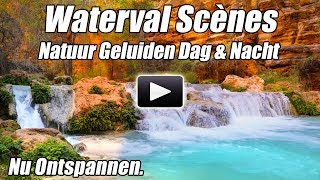 Natuurgeluiden Water Waterval Meditatie Ontspannen Studie Focus Slaapwitte Ambient Calm [upl. by Mcknight42]