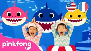 Baby Shark Dance en anglais et en français  Comptines  Pinkfong  Chansons pour Enfants [upl. by Einaoj62]