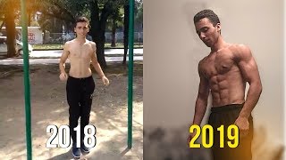 17 YEAR OLD Incredible 1 Year Calisthenics Body Transformation  No Gym Bodyweight Only [upl. by Eirahcaz32]