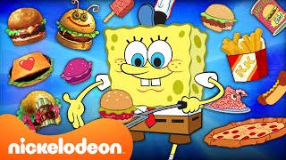 SpongeBob Best FOOD Moments 🍔🍕  SpongeBob SquarePants  Nickelodeon UK [upl. by Niad]