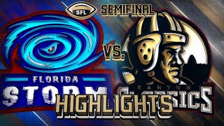 SFL HIGHLIGHTS Season 23 Semifinal  No 4 Florida  No 1 Canton [upl. by Vaughan3]