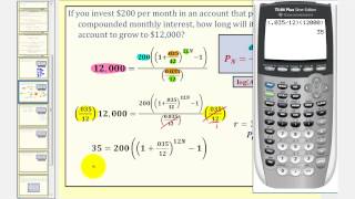 Annuity Formula and Loan Formula Solving for Time [upl. by Azne]