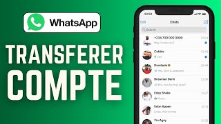 Comment Transferer Son Compte Whatsapp Sur Un Autre Telephone Iphone [upl. by Nylehtak]