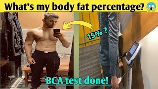 what’s my body fat percentage😱 Getting my BCA test done heavy push workout [upl. by Toft644]