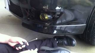 How to change fog light bulbassembly 09 Mitsubishi Lancer [upl. by Nnylarej613]