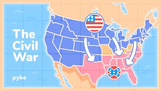 The American Civil War explained [upl. by Ikciv]