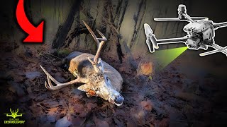 Buck Found in the Rain with Drone [upl. by Aneger]