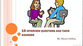 competency based interview questions and answers [upl. by Neerom]