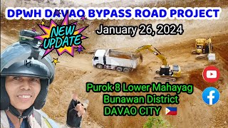 LOOK  DPWH DAVAO BYPASS ROAD PROJECT UPDATE  MAHAYAG BUNAWAN DISTRICT NA buildbuildbuild [upl. by Atiuqer]