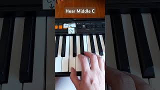 Piano tone on keyboard [upl. by Airpac]