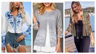 Moda 2024 BLUSAS BONITAS 100”Ideas De blusas bonitas MODELOS casuales 2425Tops Ideas 💡💡 [upl. by Adyl]