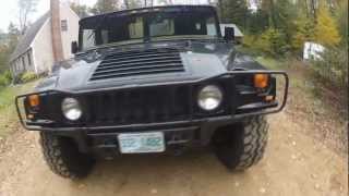 1993 Hummer H1 Open Top Detailed Views and Test Drive [upl. by Ydorb255]