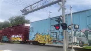 CSX L780 At Palmer Street With A Very Sick GS Type 1 Ebell In PC Florida [upl. by Rellia]