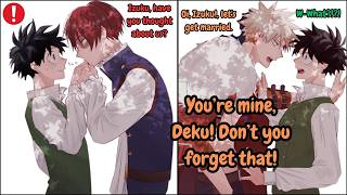 Bakudeku  Dream Rivalry Dekus Fantasy of Marriage Proposals 💍 English Comic Dub [upl. by Kcirej]