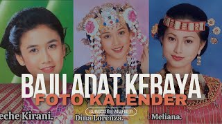 Foto Lawas untuk Kalender Tahun 90an  Tema Baju Adat dan Kebaya [upl. by Telfer840]