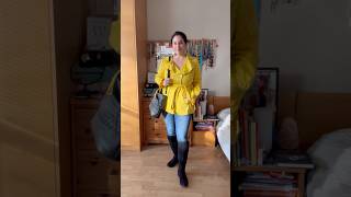 Yellow jacket midsizeoutfit for fall [upl. by Yeldnarb]