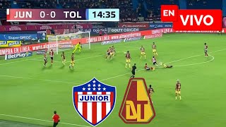 🔴 Junior vs Tolima EN VIVO  Cuadrangulares Liga Betplay [upl. by Marina914]