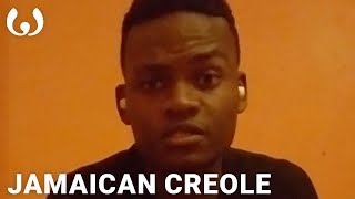 WIKITONGUES Tajaun speaking Jamaican Creole English  Jamaican quotPatoisquot [upl. by Arihsak]