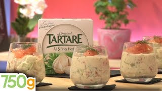 Verrine fraîcheur saumon fumé Tartare et concombre  750g [upl. by Goldsmith]