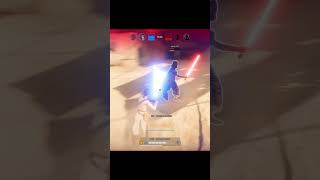 Vader kept jumping away starwars battlefront lightsaber [upl. by Eerahc]