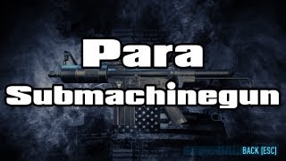 Payday 2 Weapon Demonstration Para Submachinegun [upl. by Brynna]