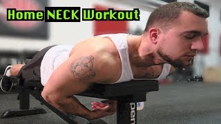 Neck Workout At Home for a Bigger Stronger Neck [upl. by Lahcim]