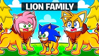 Having a LION FAMILY In Roblox [upl. by Droffats568]