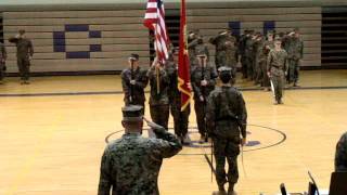 East Coweta High School MCJROTC Marine Corps Birthday Color Guard [upl. by Pollack175]