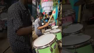 Brass band instruments banjo drums music banjomusic drummer youtubeshorts [upl. by Sremmus]