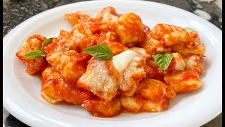 GNOCCHI ALLA SORRENTINA homemade potato gnocchi oven roast  classic recipe made in Italy [upl. by Giule364]