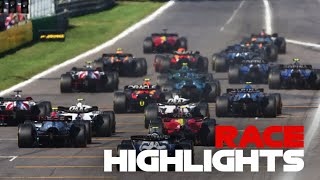 Race Highlights  2022 Italian Grand Prix f1 2022 [upl. by Xineohp]