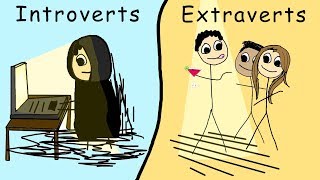 Casually Explained Introverts and Extraverts [upl. by Fulvi]