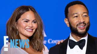 Chrissy Teigen REACTS to Speculation She Used a Surrogate  E News [upl. by Rosemaria]