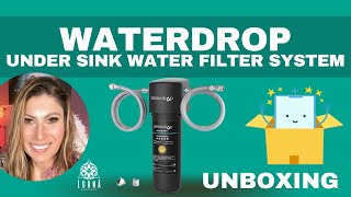 Waterdrop 10UA Under Sink Water Filter System Reduces Lead Chlorine Bad Taste amp Odor UNBOXING [upl. by Nilde]