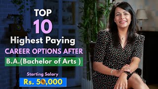 Top 10 Career Options After BA  Most InDemand Jobs  Best Jobs in Humanities  Arts [upl. by Virgil]