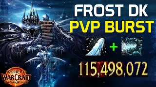 How to BURST as a Frost DK in PVP  The War Within Guide HIGHEST RATED DK WORLD [upl. by Herrod]