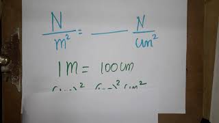 Nm2 to Ncm2 [upl. by Batchelor]