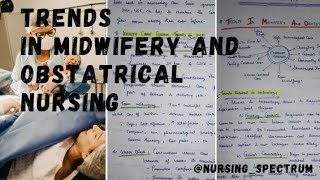 TRENDS IN OBSTETRICAL AND MIDWIFERY NURSING💬👩‍🔬 [upl. by Siubhan]