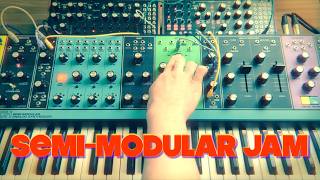 Atmos  Cinematic semimodular analog synth improvisation moogsynthesizer electronicmusic music [upl. by Gilboa]