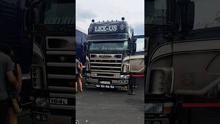 Master truck show 2024 scaniav8power truckshow scania camion [upl. by Sessylu]