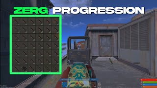 Zerg progression on the comp server  Rust console [upl. by Atilrahc]