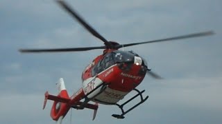 Alarmstart Rettungshubschrauber Christoph 49 Bad Saarow DHDRM [upl. by Anaid]