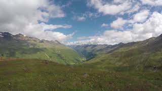 Ausblick von der Hohe Mut Alm auf ObergurglHochgurgl [upl. by Kelila766]